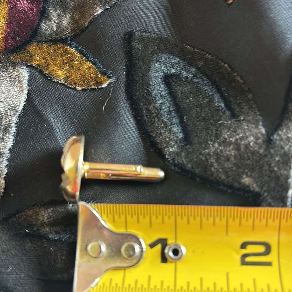 Vintage Marked Solid Brass Round Star Center Bull… - image 7